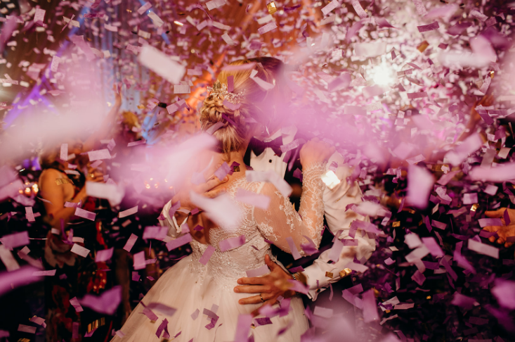 Four Seasons Sparkler Wedding