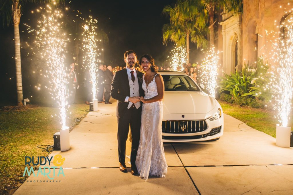 Sparkler boxes wedding