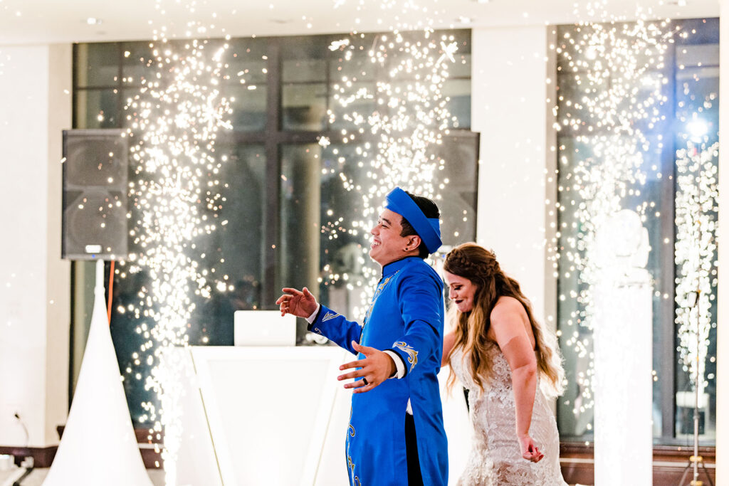 Cold Spark Orlando Wedding