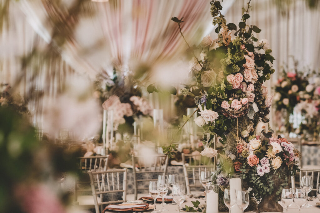 Luxury wedding drape